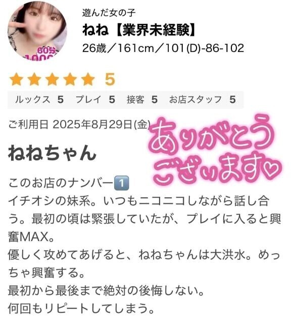 ありがとうございます♡