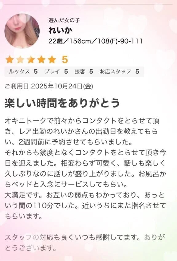 口コミありがとうです✨