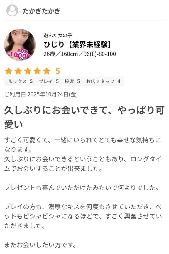 口コミありがとうございます🙇💗