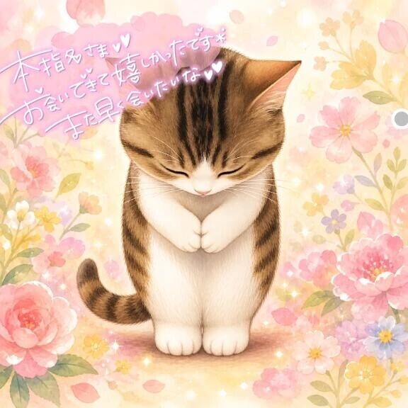 昨日のお礼💌