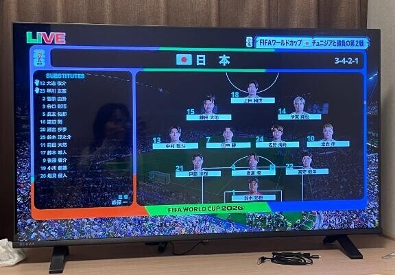 ワールドカップ日本戦