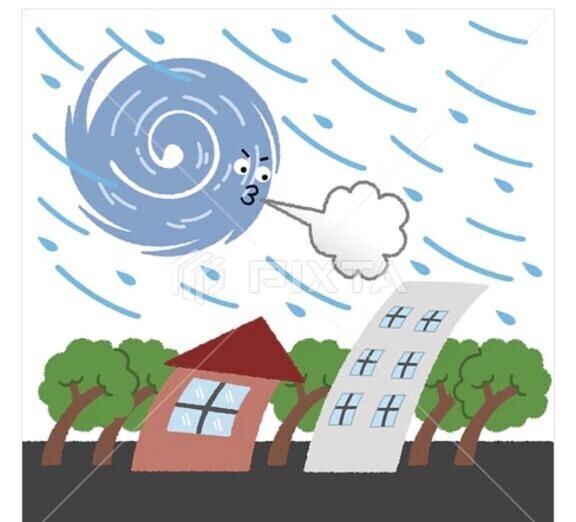 台風、大丈夫？