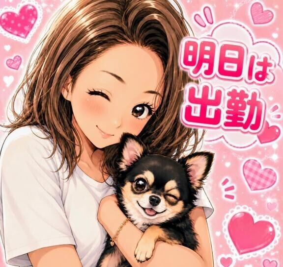 明日は🩷出勤するよーーー