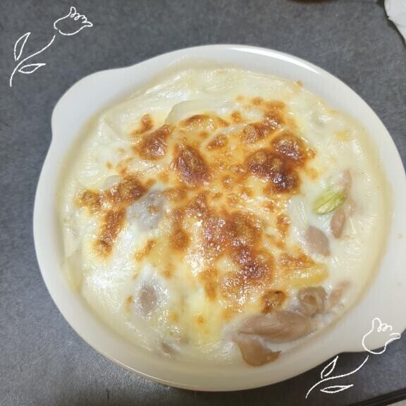 今日の晩ごはんはグラタン