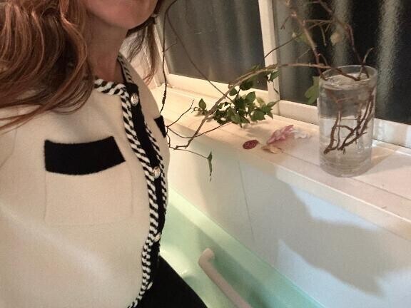 これは水戸のお気に入りのレストランの葉っぱです