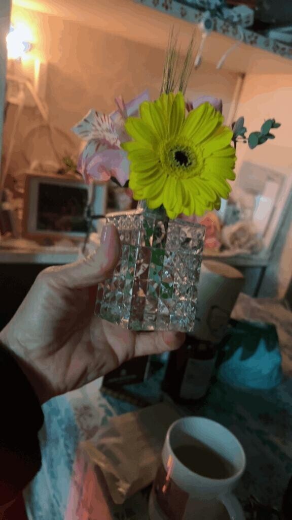 お花をもらった