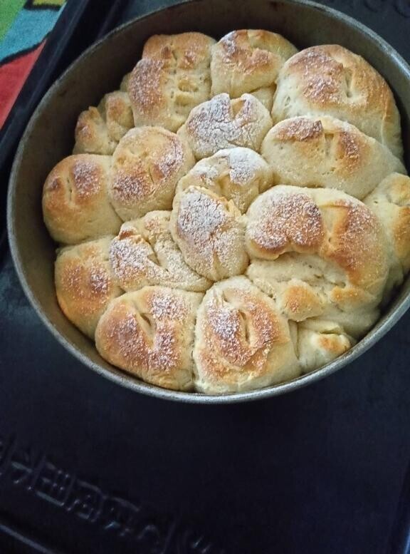 パン作りました^ - ^