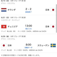 ワールドカップ⚽️だねー