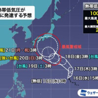 台風来るのかなぁ