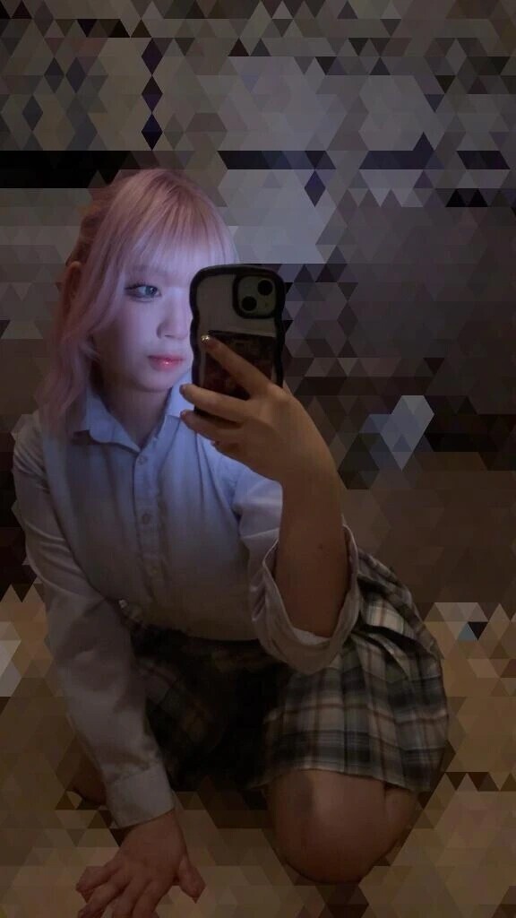 鏡とかで……/////