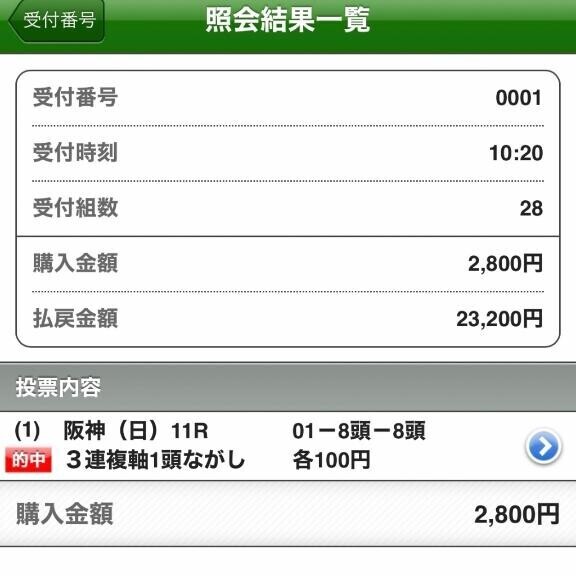 いぇーい！当たった！